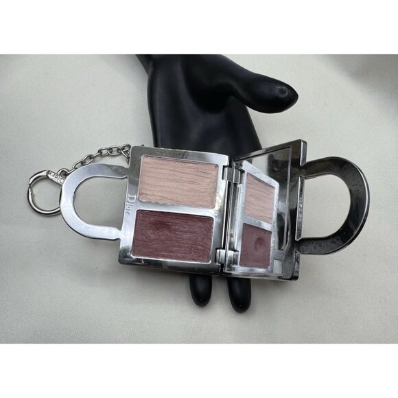 Dior Cosmetics Lady Dior Bag Charm Key Ring /Touch Up For Face Lip Gently used - Picture 5 of 9